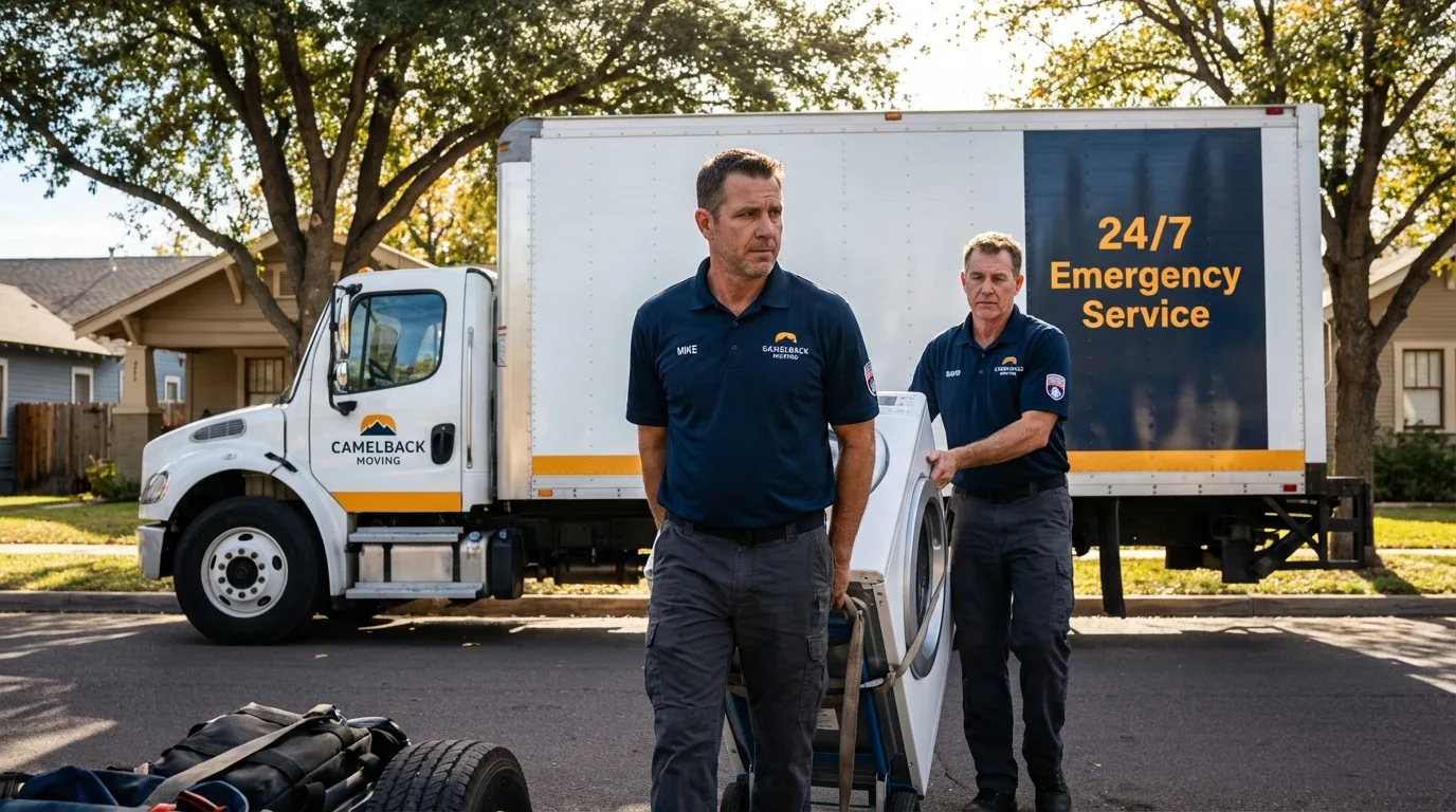 CamelBack Moving crew loading furniture in Green Valley, AZ
