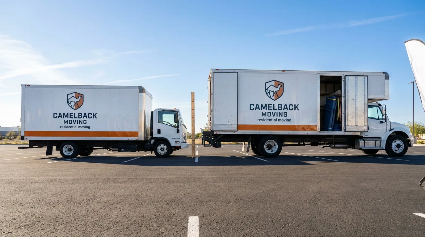 Moving truck size capacity guide in Green Valley